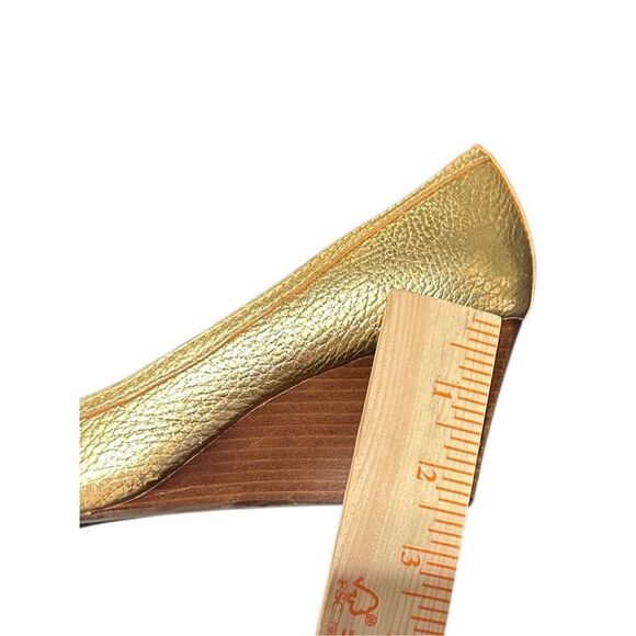 Like New Tory Burch Wedge peep toe Shoes - Picture 8 of 8